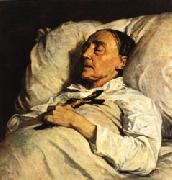 Henri Regnault Mme. Mazois ( The Artist s Great-Aunt on Her Deathbed ) Germany oil painting artist